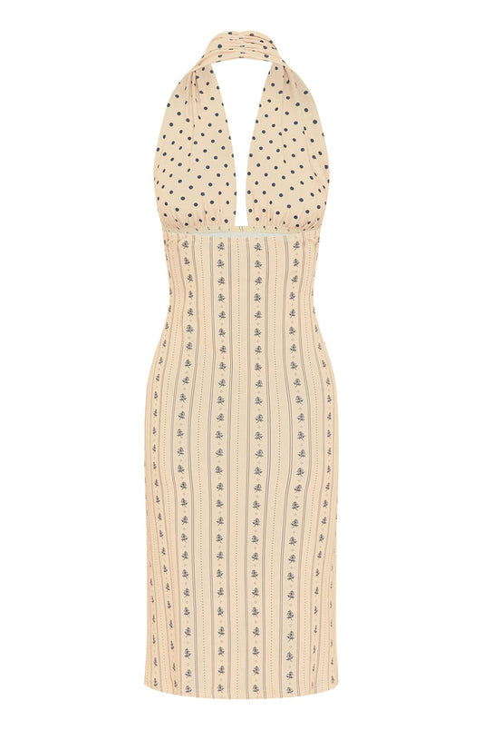 Padauk halter dress