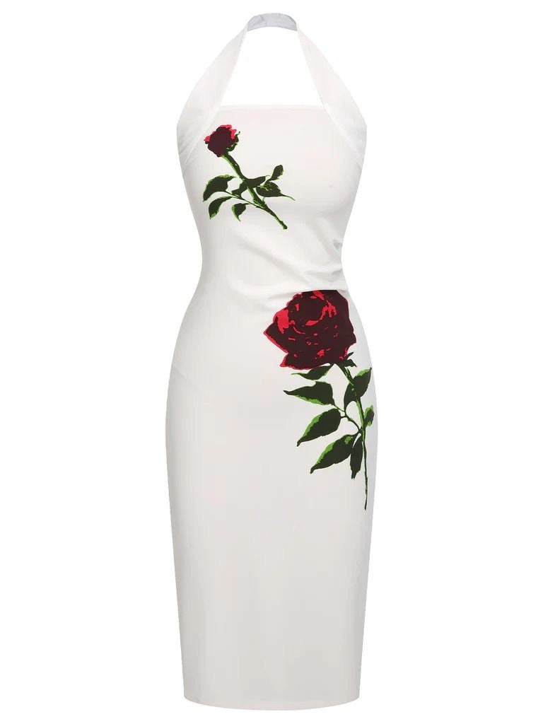 Roses halter dress